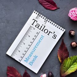 Tailor's Measurement Book A5, A6 sizes set of 4 booklets