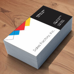 1 sided Business Card - sales factory